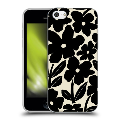 Gabriela Thomeu Retro Black And White Groovy Soft Gel Case for Apple iPhone 5c