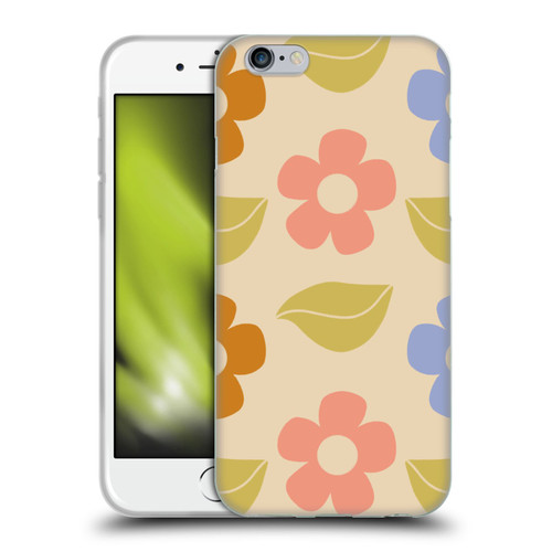 Gabriela Thomeu Retro Flower Vibe Vintage Pattern Soft Gel Case for Apple iPhone 6 / iPhone 6s
