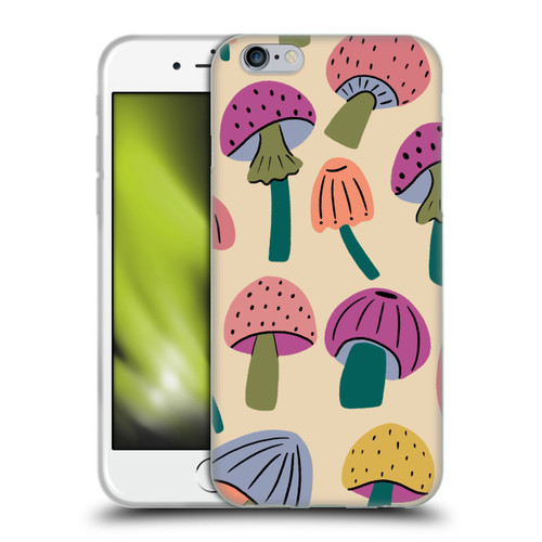 Gabriela Thomeu Retro Magic Mushroom Soft Gel Case for Apple iPhone 6 / iPhone 6s