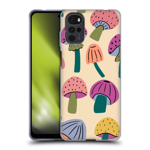 Gabriela Thomeu Retro Magic Mushroom Soft Gel Case for Motorola Moto G22
