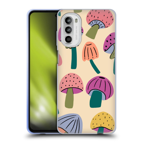 Gabriela Thomeu Retro Magic Mushroom Soft Gel Case for Motorola Moto G52