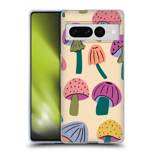 Gabriela Thomeu Retro Magic Mushroom Soft Gel Case for Google Pixel 7 Pro