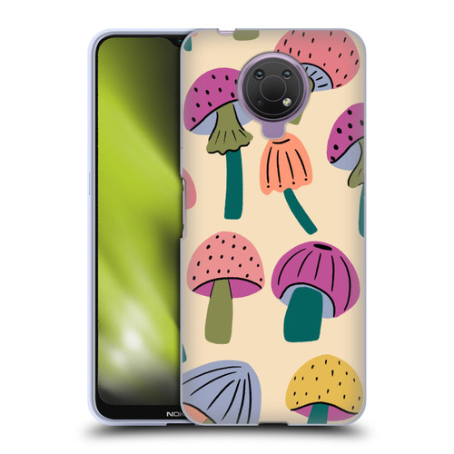Gabriela Thomeu Retro Magic Mushroom Soft Gel Case for Nokia G10