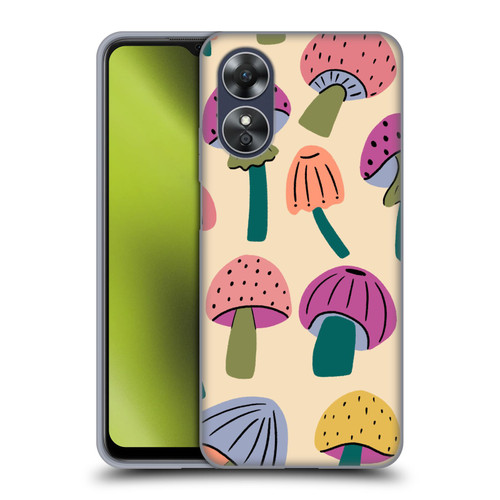 Gabriela Thomeu Retro Magic Mushroom Soft Gel Case for OPPO A17