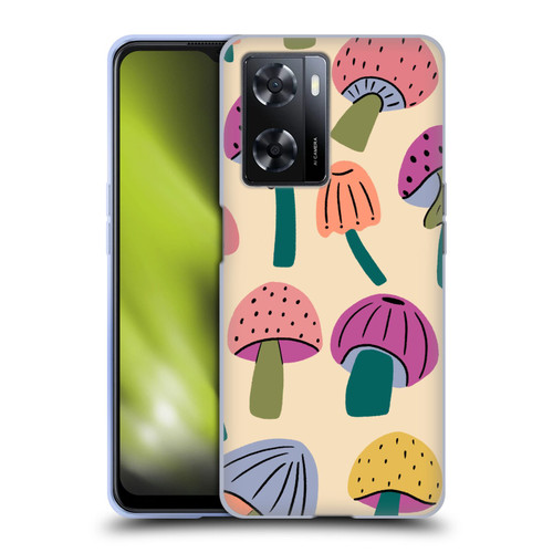 Gabriela Thomeu Retro Magic Mushroom Soft Gel Case for OPPO A57s