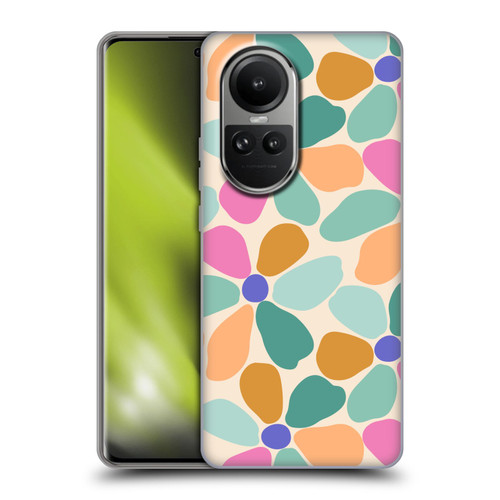 Gabriela Thomeu Retro Colorful Flowers Soft Gel Case for OPPO Reno10 5G / Reno10 Pro 5G