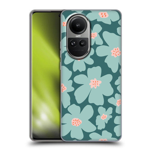 Gabriela Thomeu Retro Daisy Green Soft Gel Case for OPPO Reno10 5G / Reno10 Pro 5G