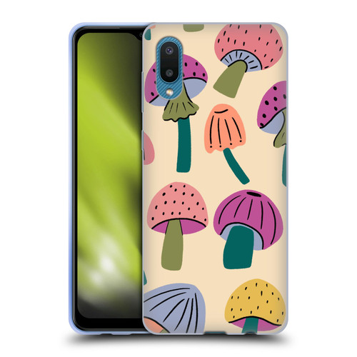 Gabriela Thomeu Retro Magic Mushroom Soft Gel Case for Samsung Galaxy A02/M02 (2021)