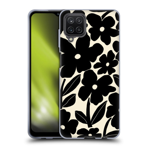 Gabriela Thomeu Retro Black And White Groovy Soft Gel Case for Samsung Galaxy A12 (2020)