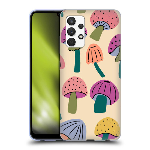 Gabriela Thomeu Retro Magic Mushroom Soft Gel Case for Samsung Galaxy A32 (2021)