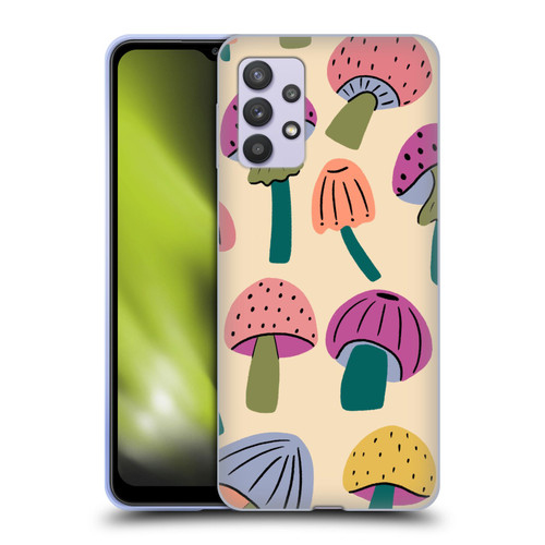 Gabriela Thomeu Retro Magic Mushroom Soft Gel Case for Samsung Galaxy A32 5G / M32 5G (2021)