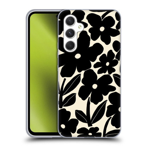 Gabriela Thomeu Retro Black And White Groovy Soft Gel Case for Samsung Galaxy A54 5G