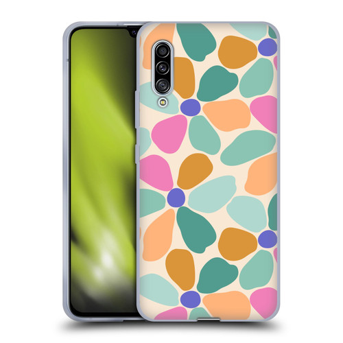 Gabriela Thomeu Retro Colorful Flowers Soft Gel Case for Samsung Galaxy A90 5G (2019)