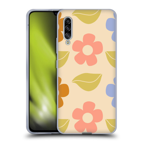 Gabriela Thomeu Retro Flower Vibe Vintage Pattern Soft Gel Case for Samsung Galaxy A90 5G (2019)