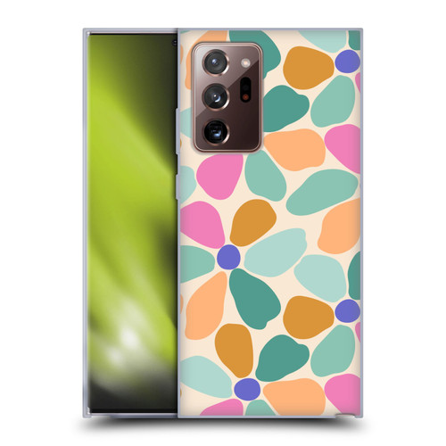 Gabriela Thomeu Retro Colorful Flowers Soft Gel Case for Samsung Galaxy Note20 Ultra / 5G