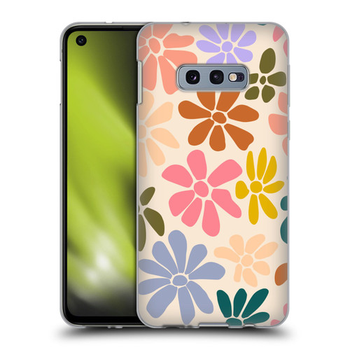Gabriela Thomeu Retro Rainbow Color Floral Soft Gel Case for Samsung Galaxy S10e