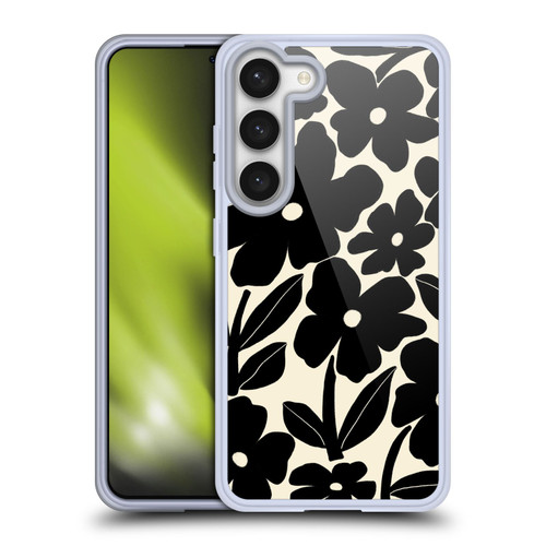 Gabriela Thomeu Retro Black And White Groovy Soft Gel Case for Samsung Galaxy S23 5G