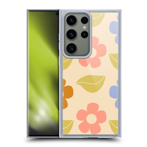Gabriela Thomeu Retro Flower Vibe Vintage Pattern Soft Gel Case for Samsung Galaxy S23 Ultra 5G