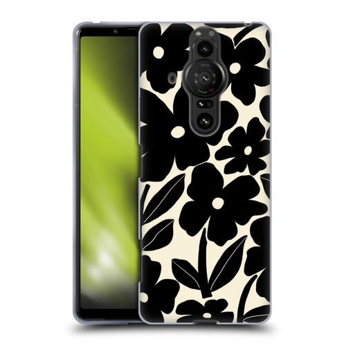 Gabriela Thomeu Retro Black And White Groovy Soft Gel Case for Sony Xperia Pro-I