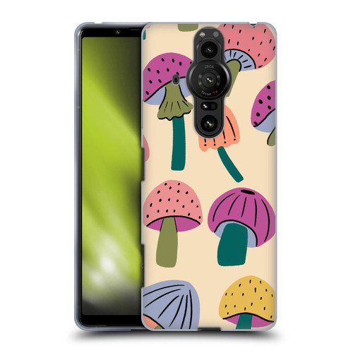 Gabriela Thomeu Retro Magic Mushroom Soft Gel Case for Sony Xperia Pro-I