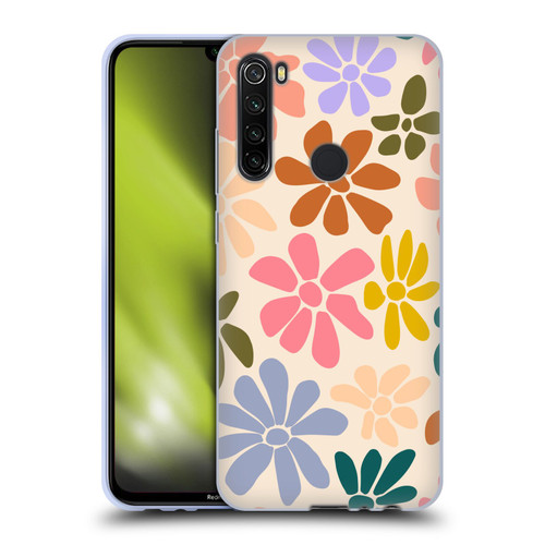 Gabriela Thomeu Retro Rainbow Color Floral Soft Gel Case for Xiaomi Redmi Note 8T