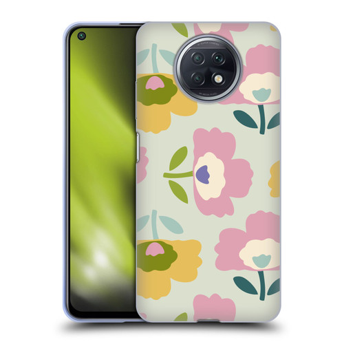 Gabriela Thomeu Retro Scandinavian Floral Soft Gel Case for Xiaomi Redmi Note 9T 5G
