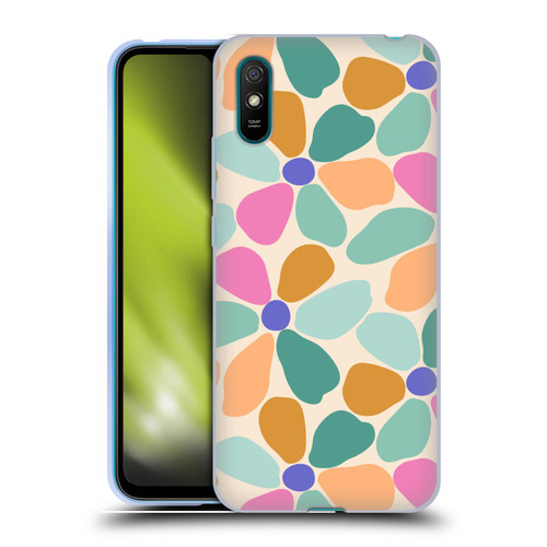 Gabriela Thomeu Retro Colorful Flowers Soft Gel Case for Xiaomi Redmi 9A / Redmi 9AT