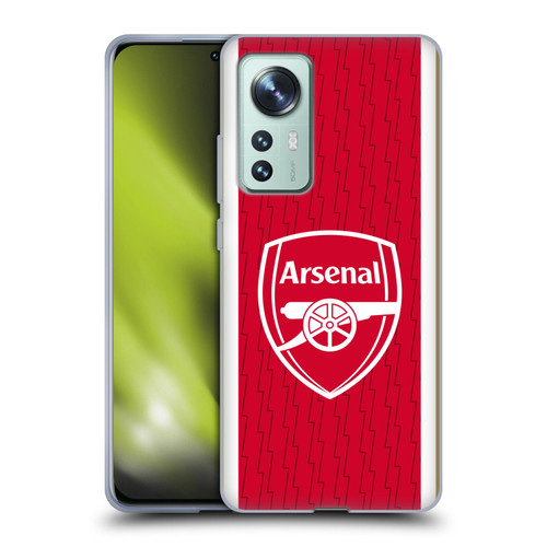 Arsenal FC 2023/24 Crest Kit Home Soft Gel Case for Xiaomi 12