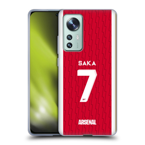 Arsenal FC 2023/24 Players Home Kit Bukayo Saka Soft Gel Case for Xiaomi 12