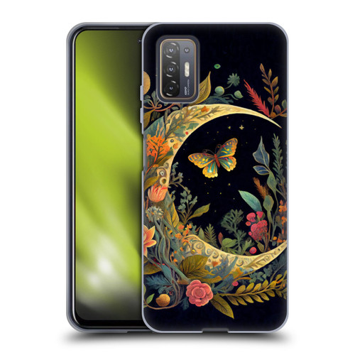 JK Stewart Art Crescent Moon Soft Gel Case for HTC Desire 21 Pro 5G