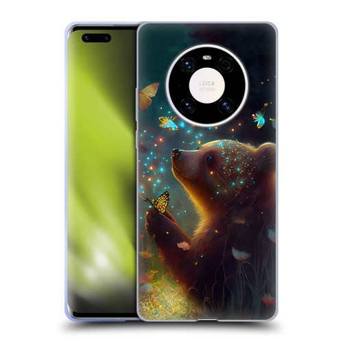 JK Stewart Art Bear Soft Gel Case for Huawei Mate 40 Pro 5G