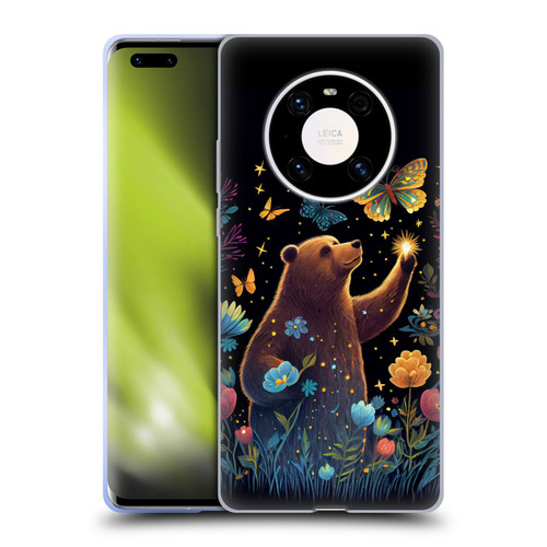 JK Stewart Art Bear Reaching Up Soft Gel Case for Huawei Mate 40 Pro 5G