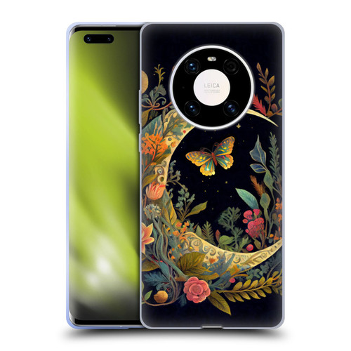 JK Stewart Art Crescent Moon Soft Gel Case for Huawei Mate 40 Pro 5G