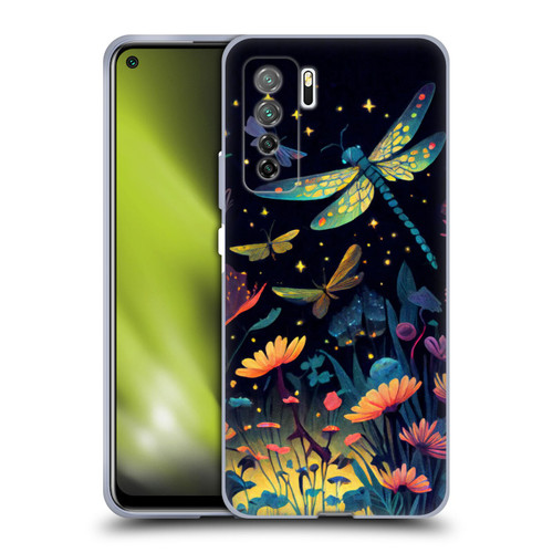 JK Stewart Art Dragonflies In Night Garden Soft Gel Case for Huawei Nova 7 SE/P40 Lite 5G