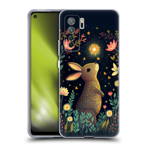 JK Stewart Art Rabbit Catching Falling Star Soft Gel Case for Huawei Nova 7 SE/P40 Lite 5G