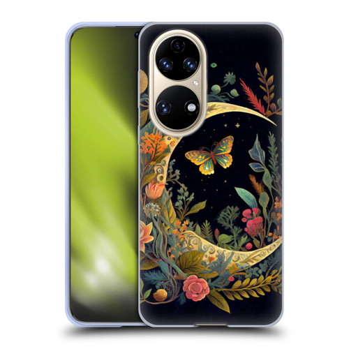 JK Stewart Art Crescent Moon Soft Gel Case for Huawei P50