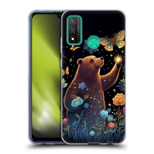 JK Stewart Art Bear Reaching Up Soft Gel Case for Huawei P Smart (2020)