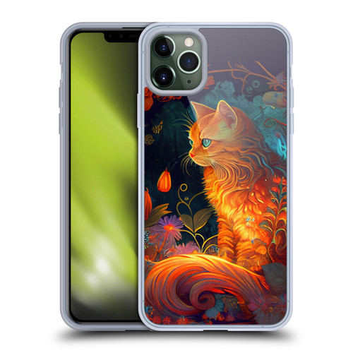 JK Stewart Art Cat Soft Gel Case for Apple iPhone 11 Pro Max