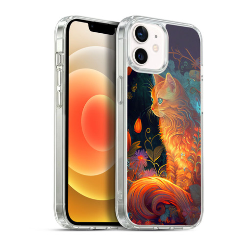 JK Stewart Art Cat Soft Gel Case for Apple iPhone 12 / iPhone 12 Pro & MagSafe