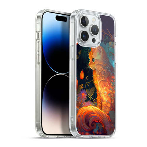 JK Stewart Art Cat Soft Gel Case for Apple iPhone 13 Pro Max