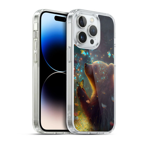 JK Stewart Art Bear Soft Gel Case for Apple iPhone 13 Pro