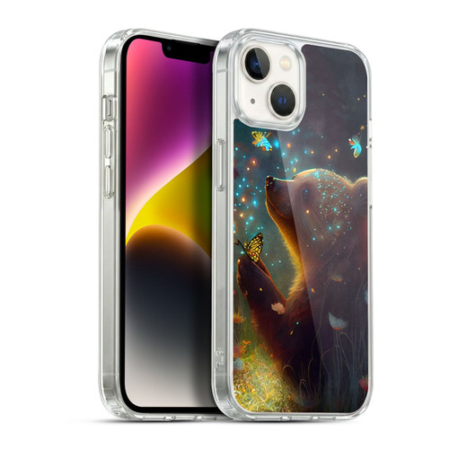 JK Stewart Art Bear Soft Gel Case for Apple iPhone 14 Plus