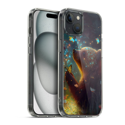JK Stewart Art Bear Soft Gel Case for Apple iPhone 15 Plus