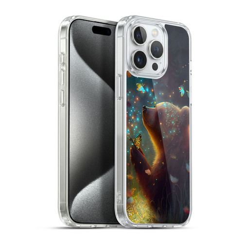 JK Stewart Art Bear Soft Gel Case for Apple iPhone 15 Pro Max