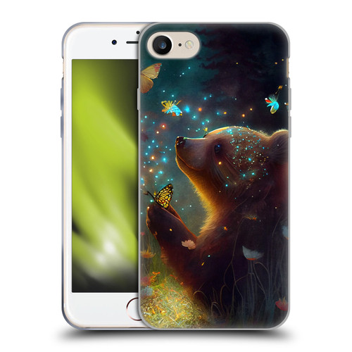 JK Stewart Art Bear Soft Gel Case for Apple iPhone 7 / 8 / SE 2020 & 2022