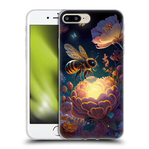 JK Stewart Art Bee Soft Gel Case for Apple iPhone 7 Plus / iPhone 8 Plus