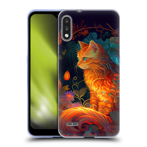 JK Stewart Art Cat Soft Gel Case for LG K22