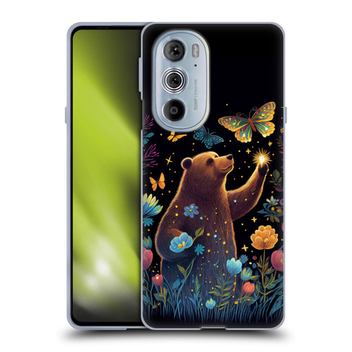 JK Stewart Art Bear Reaching Up Soft Gel Case for Motorola Edge X30