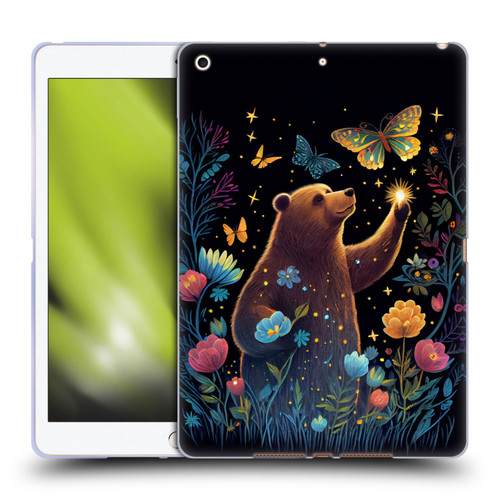 JK Stewart Art Bear Reaching Up Soft Gel Case for Apple iPad 10.2 2019/2020/2021