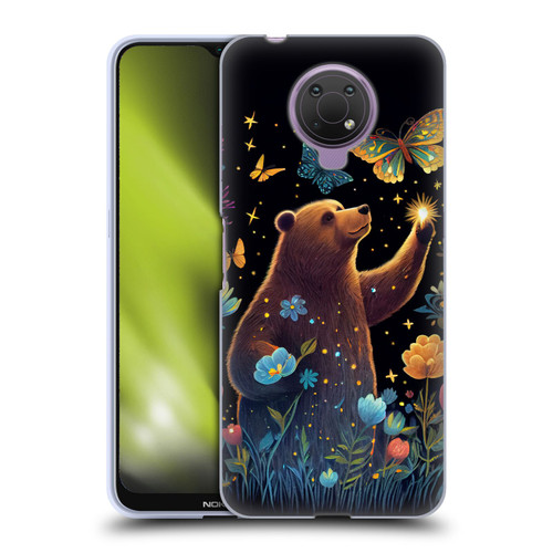 JK Stewart Art Bear Reaching Up Soft Gel Case for Nokia G10